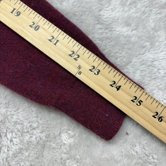 Banana Republic Women’s Open Cardigan Burgundy M Merino Wool Cashmere Blend - Picture 5 of 10
